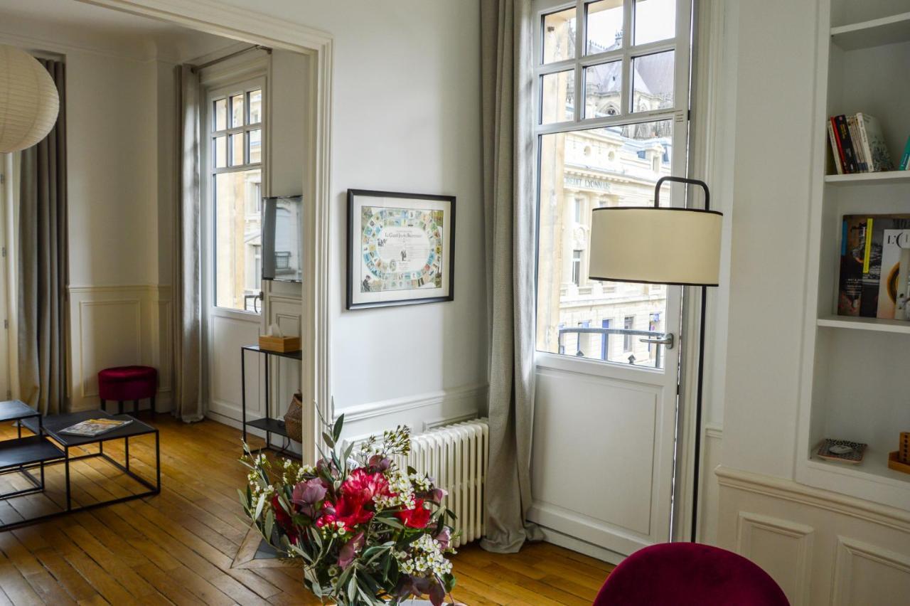 Ferienwohnung Les Berceaux De La Cathedrale Reims Exterior foto